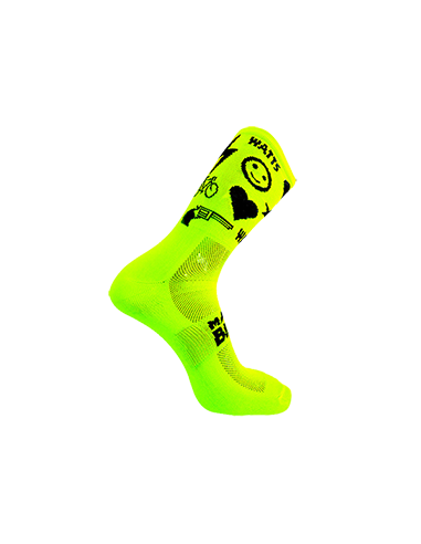 Calcetines ciclismo WATTS YELLOW