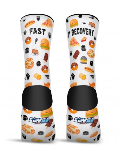 Cycling Socks FAST RECOVERY-WHITE
